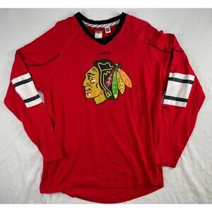 Chicago Blackhawks Patrick Sharp Shirt Mens XL Reebok Face Off Collection #10